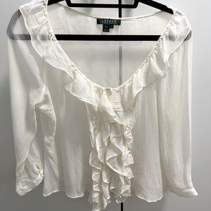 100% silk blouse Ralph Lauren